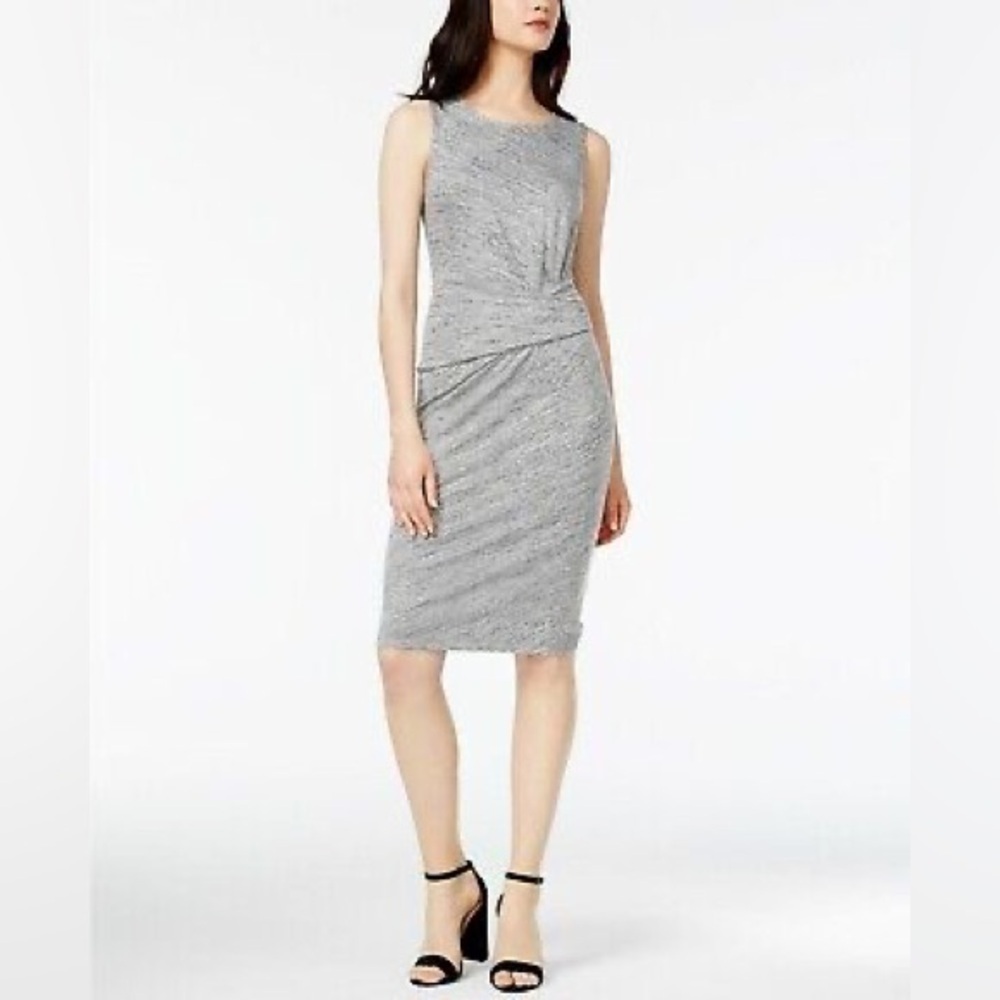 Bar‎ III Gray Sleeveless Dress - Size Medium - Great Condition